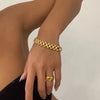 Stainless Steel Gold Plated Detachable Wristbands Bracelets Bangles For Women Men Gold Wrap Bracelets - Image 4