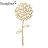 Stainless Steel Dandelion Brooches for Women Plant Pins Casual Party Accessories Gifts Friends - Image 1