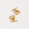 Polished Stainless Steel Jewelry OT Bar Charm Chunky Hoop Earrings Gold Plated Jewelry For Woman - Image 14