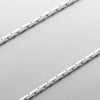 Men's Stainless Steel Hip Hop Jewelry 1.3MM Wire Chain Necklace in White Golden AccessoriesGift - Image 5