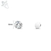 ZS 1 Piece Magnetic Clip-on Earrings Star Heart Shape CZ Crystal Ear Clip No Piercing Ear Stud No Pierced Earring Jewelry 4-8MM - Image 10