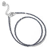 Shiny Crystal Necklaces Simple Small Beads Necklaces Facted Stone Choker Clavicle Chain Women Jewelry Male gifts - Image 19