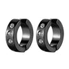 2pcs Stainless Steel Non Pierced Clip On Earrings for Men Women Magnetic Stud Earrings Punk Dangle Huggie Hoop Earrings Set - Image 33