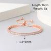 Adjustable Tennis Bracelet For Women Iced Out Zircon Couple Bracelet On Hand Gift To Friends Wedding Jewelry - Image 14
