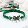 Sweet Shining Butterfly Bracelet For Women Bohemian Braided Bracelet Bangle Couple Classic Butterfly Hand Jewelry Gift - Image 3