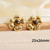 Maillard Series Stainless Steel Earring Tiger Eye Stone No Fade Earrings Sun Oval Butterfly Fan-Shaped Jewelry - Image 31