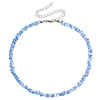 Multicolor Glass Bead Choker Necklace with Irregular Shapes - Image 10