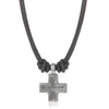 1 Piece Women and Men Retro Woven Cross Pendant Necklace Rope Leather Necklace for Women - Image 7