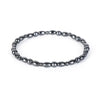 Magnetic Black Stone Anklet Stone Elastic Bracelet Black Hematite Stone Beads Stretch Care Anklet Jewelry - Image 6