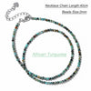 2mm Stone Bead Choker Necklace 40cm - Image 34
