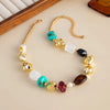 Bohemian Resin Bead Choker Necklace Adjustable - Image 6