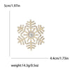 Rhinestone Snowflake Brooch Pin for Christmas and Holiday Outfits - Image 19