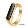 Mother Of Pearl Ring Signet Ring Dainty Bar Beautiful Gift For Her Him Staple Jewelry - Image 2