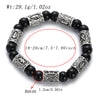 Norse Viking Runes Stone Bracelet for Men 8Mm Lava Obsidian Turquoises Beads Charm Bangles Lucky Amulet Jewelry Gift - Image 28
