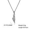 Map Outline Pendant Necklace with 45 cm Stainless Steel Chain - Image 18