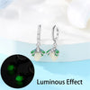 Silver Double stirrup Bee firefly zircon zircon Earrings for Women Jewelry Wedding Birthday mom Gift - Image 3