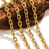 1 Meter Strong Durable Stainless Steel Square Thick Chain for The Production of Hip Hop Rock Gold Necklace Bracelet - Image 4