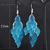 SINLEERY Charm White Black Enamel Earrings For Women Gold Color Leaf Drop Earrings Female  Jewelry ES524