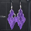 SINLEERY Charm White Black Enamel Earrings For Women Gold Color Leaf Drop Earrings Female  Jewelry ES524