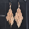 SINLEERY Charm White Black Enamel Earrings For Women Gold Color Leaf Drop Earrings Female  Jewelry ES524