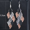 SINLEERY Charm White Black Enamel Earrings For Women Gold Color Leaf Drop Earrings Female  Jewelry ES524
