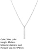 SUNIBI  Stainless Steel Necklace for Woman Personality Infinity Cross Pendant Gold Color Necklaces on Neck Women Jewelry