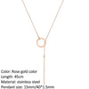 SUNIBI  Stainless Steel Necklace for Woman Personality Infinity Cross Pendant Gold Color Necklaces on Neck Women Jewelry