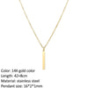 SUNIBI  Stainless Steel Necklace for Woman Personality Infinity Cross Pendant Gold Color Necklaces on Neck Women Jewelry
