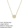 SUNIBI  Stainless Steel Necklace for Woman Personality Infinity Cross Pendant Gold Color Necklaces on Neck Women Jewelry