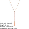 SUNIBI  Stainless Steel Necklace for Woman Personality Infinity Cross Pendant Gold Color Necklaces on Neck Women Jewelry