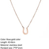 SUNIBI  Stainless Steel Necklace for Woman Personality Infinity Cross Pendant Gold Color Necklaces on Neck Women Jewelry