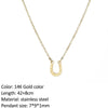 SUNIBI  Stainless Steel Necklace for Woman Personality Infinity Cross Pendant Gold Color Necklaces on Neck Women Jewelry