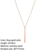 SUNIBI  Stainless Steel Necklace for Woman Personality Infinity Cross Pendant Gold Color Necklaces on Neck Women Jewelry