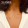 SUNIBI  Stainless Steel Necklace for Woman Personality Infinity Cross Pendant Gold Color Necklaces on Neck Women Jewelry