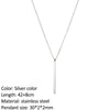 SUNIBI  Stainless Steel Necklace for Woman Personality Infinity Cross Pendant Gold Color Necklaces on Neck Women Jewelry