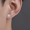 1 Pairs Crystal Strong Magnetic Ear Stud Clip Earrings for Men Women Punk Round Zircon Magnet Earrings Non Piercing Jewelry - Image 3