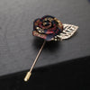 Vintage Mixed Fabric Rose Brooches Tassel Chain Men Suit Collar Brooch Broche Lapel Pin Brooches for Women Jewelry Accessories - Image 4