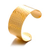 Floral Cuff Bracelet in Stainless Steel with Gold-Tone Finish - Image 27