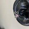Winged Sword Piercing Stud with Drop Charm - Image 13