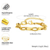 Stainless Steel Handmade Chain Bracelets Gold Color Thick Oval Twist Bracelet For Women Jewelry Mother's Day Gift - Image 6
