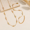 Colorful Artificial Crystal Jewelry Set with Flower Heart and Sun Motifs - Image 8