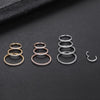 1Pc Titanium Nose Hoop Daith Earring Conch Helix Septum Piercing Clicker Segment Helix Rook Ear Piercings Women Body Jewelry 16G - Image 38