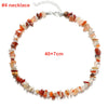 Bohemian Stone Bead Choker Necklace Handmade Irregular Gravel Stone Necklace Ladies Jewelry Collar Party Gift - Image 23