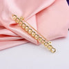 Korean Gold Color Empty Chain Brooch Jewelry Simple Buckle Lapel Pin Wedding Clothing Accessories - Image 2