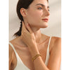 3/4/5/6 MM Stainless Steel Beads Daily Handmade Elastic Bracelet Bangle Wrist Gold Color Jewelry Men - Image 2