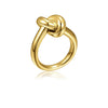 Colored Zircon Intersection Ring Classic Design Style Stainless Steel Anti Fading Geometry Lady Unique Jewelry Gift - Image 10