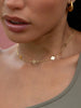 Japan and South Korea style simple stainless steel four-leaf clover plum blossom interlocking pendant necklace for daily wear - Image 1