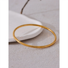 3.0 60/65mm Classic Stainless Steel Round Bracelet Bangle Pvd Plated Stylish Metal Simple Daily Jewelry - Image 5