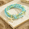Colorful Starfish Pendant Rice Beads Beaded Anklet for Women Summer Multi-layer Bracelet Anklet Bohemian Leg Jewelry - Image 11