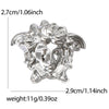 Medusa Brooches for Women 2-color Gold and Silver Lady Pin Office Party Friend Gifts Accessories - Image 11